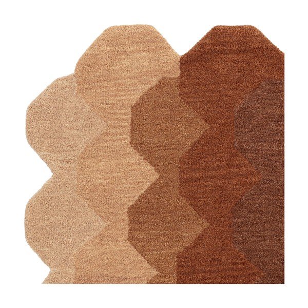 Covor cărămiziu din lână 160x230 cm Hive – Asiatic Carpets-image-3