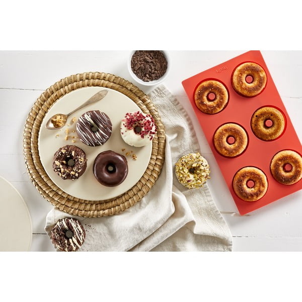 Formă de copt din silicon pentru gogoși 17,5x30,5 cm – Lékué-image-4