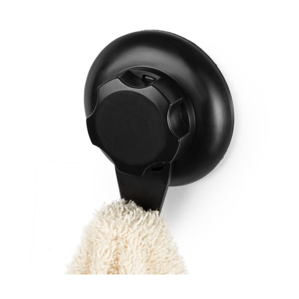 Cârlig autoadeziv de perete Compactor Bestlock, negru-image-4