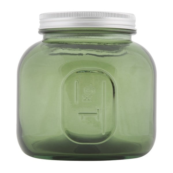 Borcan din sticlă reciclată Mauro Ferretti Coperchio, ⌀ 13 cm, verde-image-3