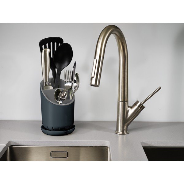 Suport tacâmuri, cuțite și alte ustensile Joseph Joseph Dock, gri-image-3