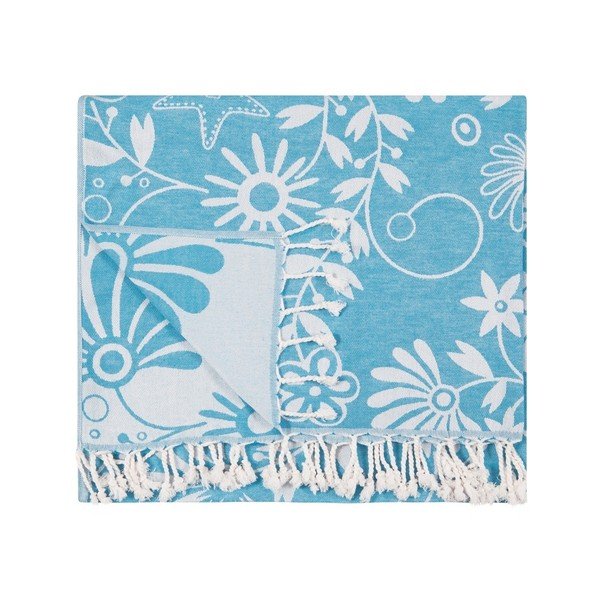 Prosop hammam Kate Louise Helene, 165 x 100 cm, turcoaz-image-4