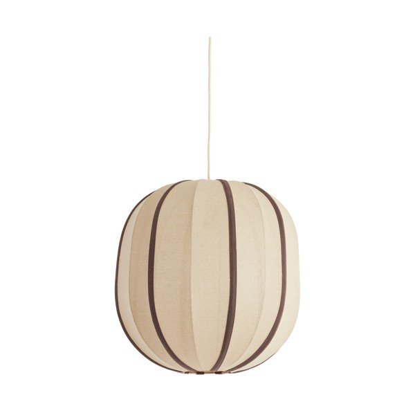 Lustră crem cu abajur textil Esmiria – Light & Living