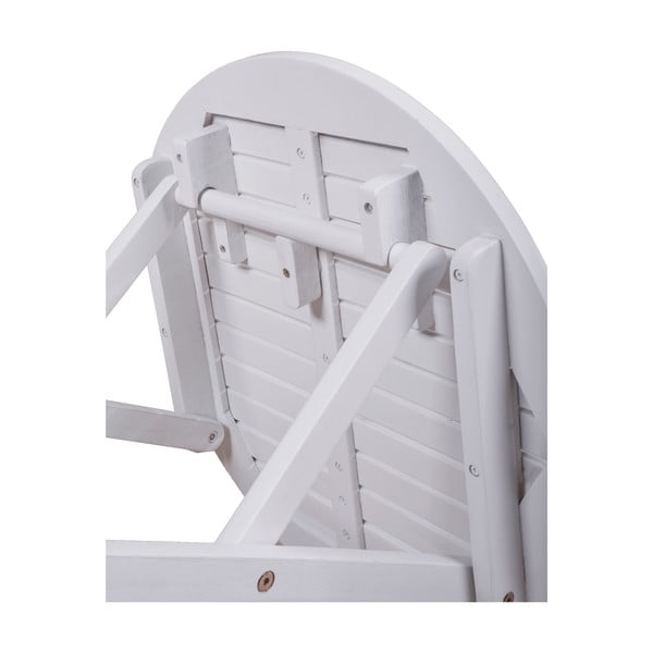 Masă auxiliară de grădină rotundă din lemn de eucalipt ø 50 cm Mesa – Garden Pleasure-image-1