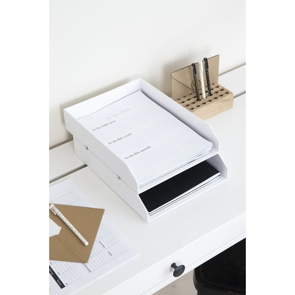 Organizatoare pentru documente 2 buc. din carton Hakan – Bigso Box of Sweden-image-1