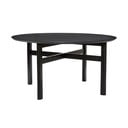 Masă de dining neagră rotundă ø 140 cm Fjord – Hübsch
