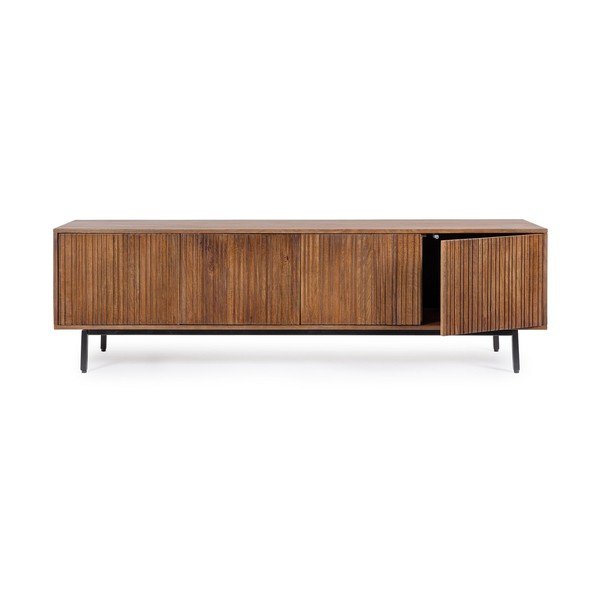 Comodă TV în culoare naturală din lemn de mango 170x50x40 cm Tadita – Bizzotto-image-3