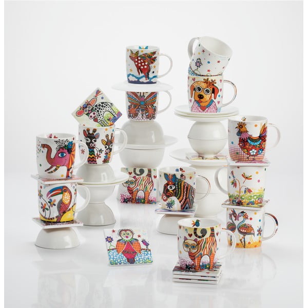 Cană din porțelan Maxwell & Williams Smile Style Boobook, 400 ml-image-1