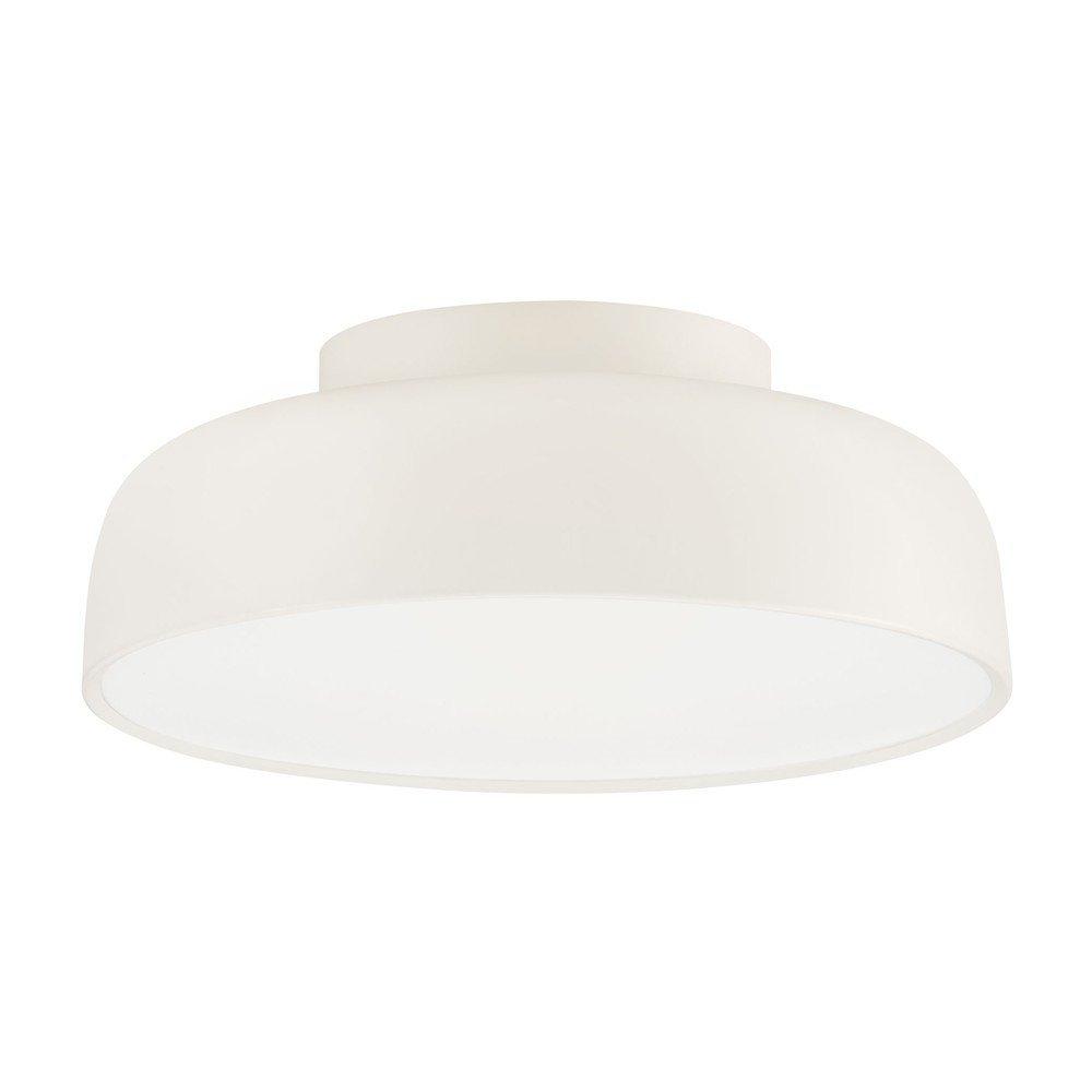 Plafoniera alba LED cu intensitate reglabila din aluminiu Noelia – Nova Luce