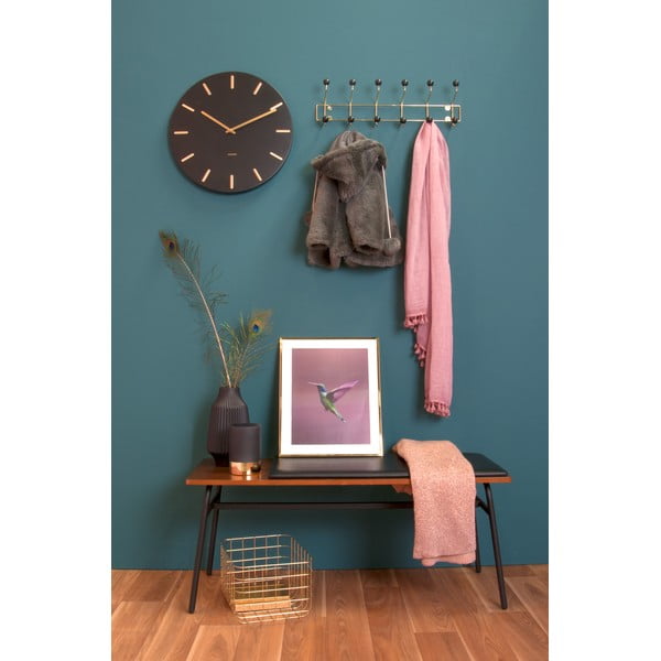 Cuier de perete PT LIVING Saturmus, lungime 53,5 cm, detalii negre-image-1