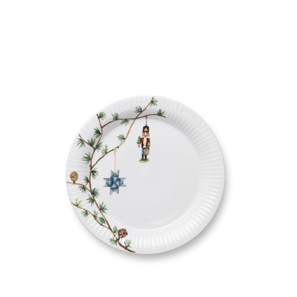 Farfurie albă din porțelan ø 27 cm  cu model de Crăciun Hammershøi Christmas – Kähler Design