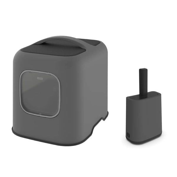 Set de litieră cu lopățică gri antracit Biala – Rotho