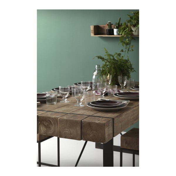 Masă cu picioare metalice Geese Robust, 200 x 90 cm-image-2