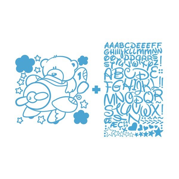Set autocolante cu litere Ambiance Teddy Bear-image-2
