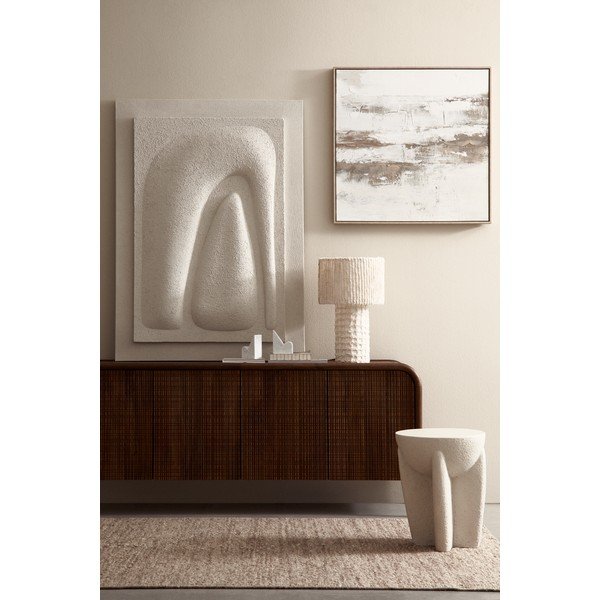 Tablou cu ramă/pe pânză cu elemente pictate manual 85x85 cm Bold – Bizzotto-image-1