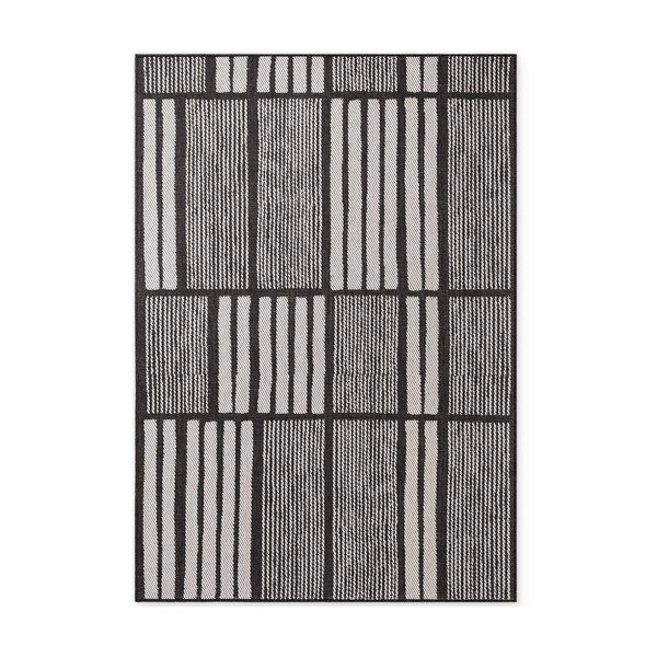 Covor pentru exterior și interior negru/crem 200x300 cm Haringey Allington – Ted Baker