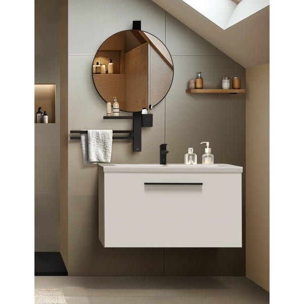 Oglindă de perete cu raft/cu cuier ø 51 cm ALU+ – Ideal Standard-image-2