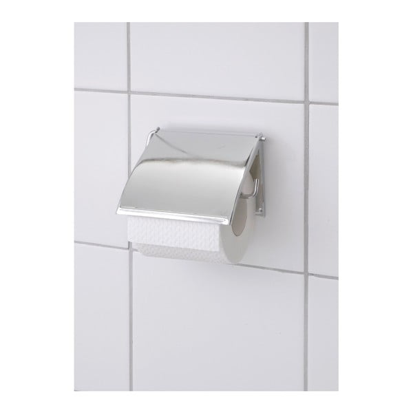 Suport de perete pentru hârtie igienică, din inox Wenko Cover-image-1