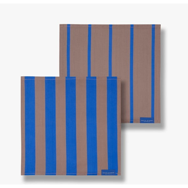 Șervețele 2 buc. din material textil Stripes – Mette Ditmer Denmark