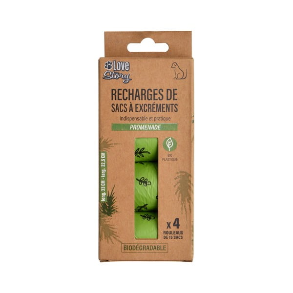 Saci pentru excremente 4 buc. – Love Story