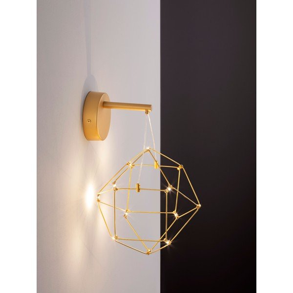 Aplică de perete aurie LED din aluminiu Nebula – Nova Luce-image-1