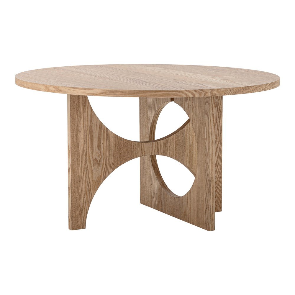 Măsuță de cafea în culoare naturală rotundă cu aspect de lemn de brad ø 80 cm Alden – Bloomingville
