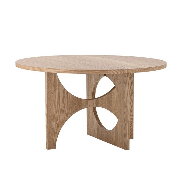 Măsuță de cafea în culoare naturală rotundă cu aspect de lemn de brad ø 80 cm Alden – Bloomingville
