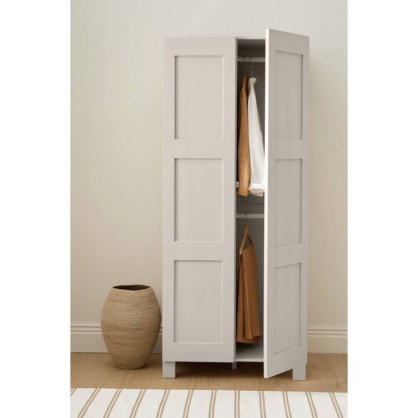 Șifonier grej din MDF suspendat 80x190x61 cm Ben – Ellos Home-image-1