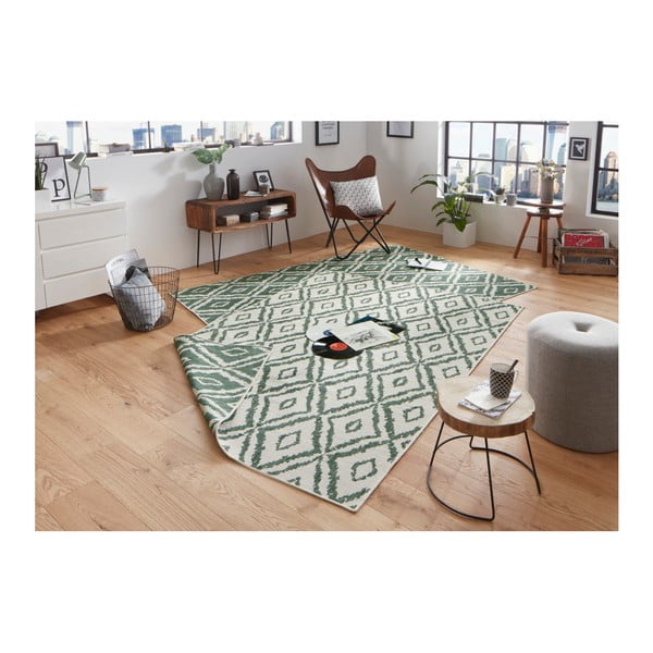 Covor adecvat pentru exterior NORTHRUGS Rio, 200 x 290 cm, verde - alb-image-4
