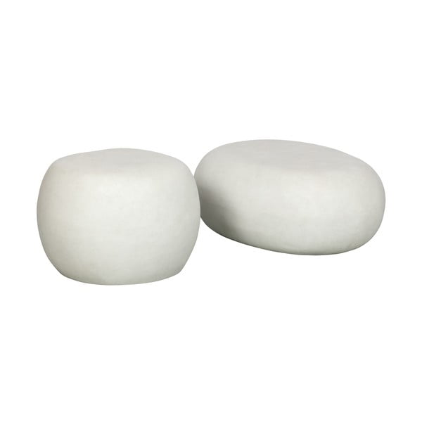 Măsuță de cafea albă 49x65 cm Pebble – vtwonen-image-2