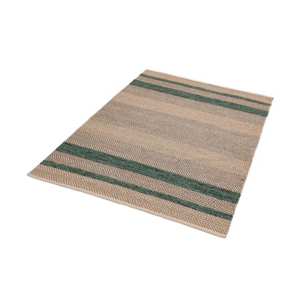 Covor Asiatic Carpets Fields, 160 x 230 cm, taupe-verde-image-2
