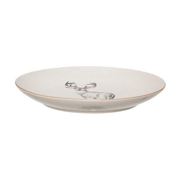 Farfurie din gresie ceramică Bloomingville Noel, ⌀ 25 cm, alb-image-1