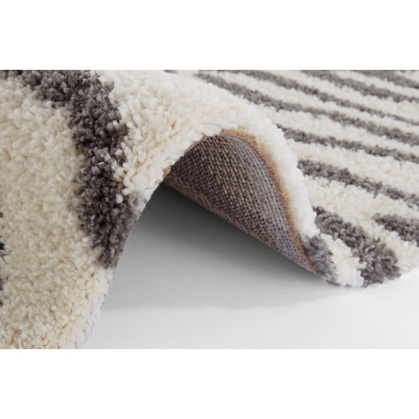 Covor gri - bej 150x80 cm Striped Animal - Ragami-image-2