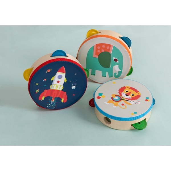 Jucărie muzicală Tambourine Animal Band – Rex London-image-4
