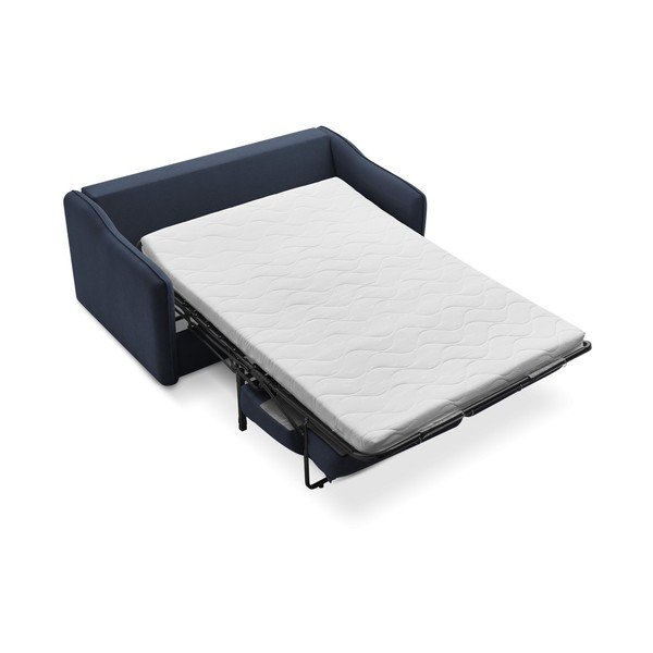 Canapea albastru-închis pentru dormitul zilnic/extensibilă 178 cm Lenny – Bobochic Paris-image-4