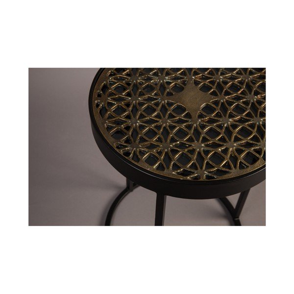 Măsuță auxiliară din metal Dutchbone Sari, ⌀ 33 cm-image-1