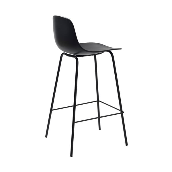 Scaun de bar negru din plastic (înălțime șezut 67,5 cm) Whitby – Unique Furniture-image-4