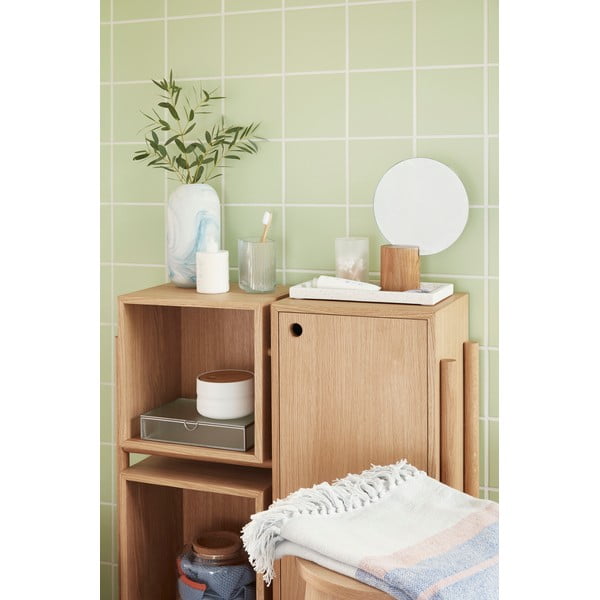 Comodă din lemn de stejar Hübsch Cube, natural-image-2