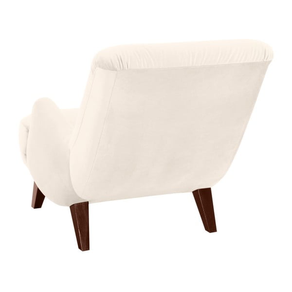 Fotoliu Max Winzer Brandford Suede crem, cu picioare maro-image-2