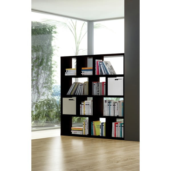 Bibliotecă neagră 150x159 cm Berlin – TemaHome-image-2