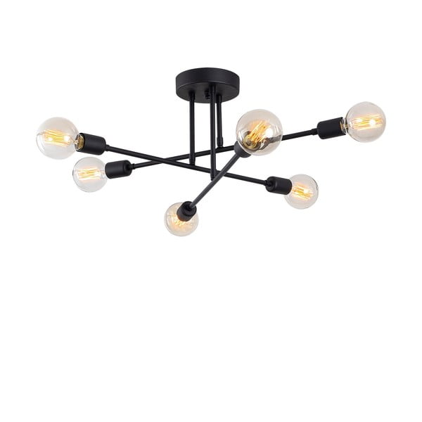 Plafonieră neagră 64x64 cm Flower – Opviq lights-image-2