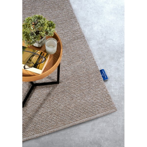 Covor tip traversă maro deschis țesut manual din lână 80x200 cm Francois – Villeroy&Boch-image-2