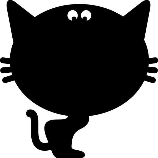 Autocolant tip tablă cu cretă lichidă Fanastick Cat-image-2