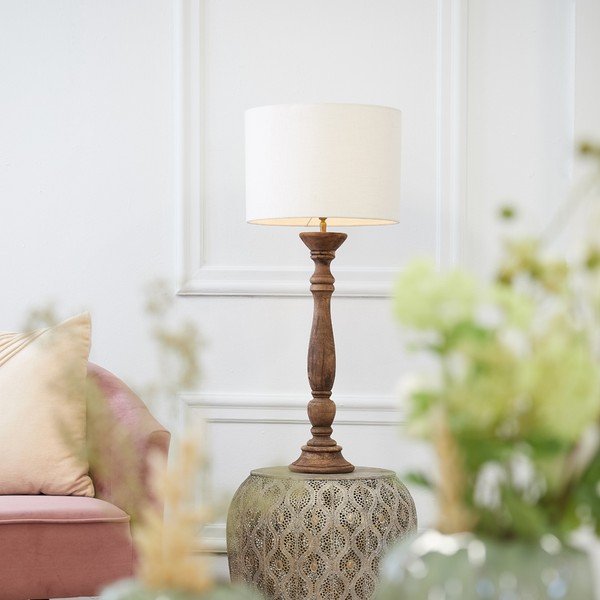 Abajur crem ø 30 cm Livigno – Light & Living-image-1