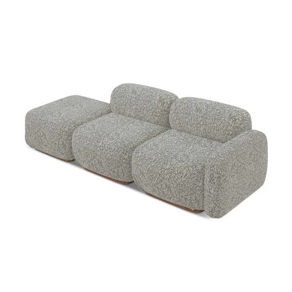 Șezlong modular gri (cu colț pe partea dreaptă) Ailani – Makamii-image-3