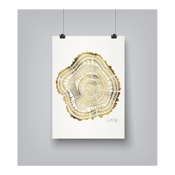 Poster Americanflat Americanflat Tree Rings, 30 x 42 cm