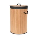 Coș de rufe în culoare naturală din bambus 70 l Bamboo – Compactor
