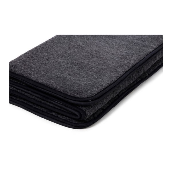 Pătură de lână merino Royal Dream Quilt, 160 x 200 cm, negru