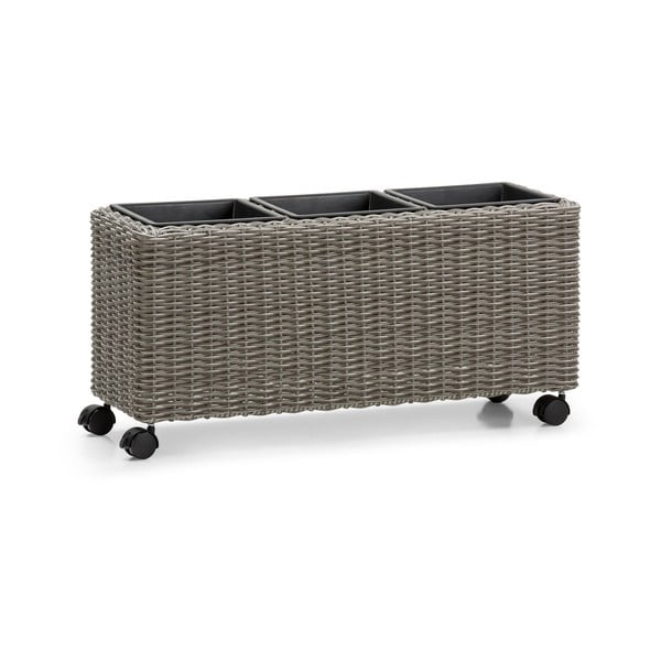 Ghiveci de grădină Bonami Essentials Natural, gri-image-2