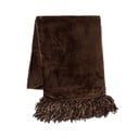 Pled Tiseco Home Studio Flanelo, 170 x 130 cm, maro închis